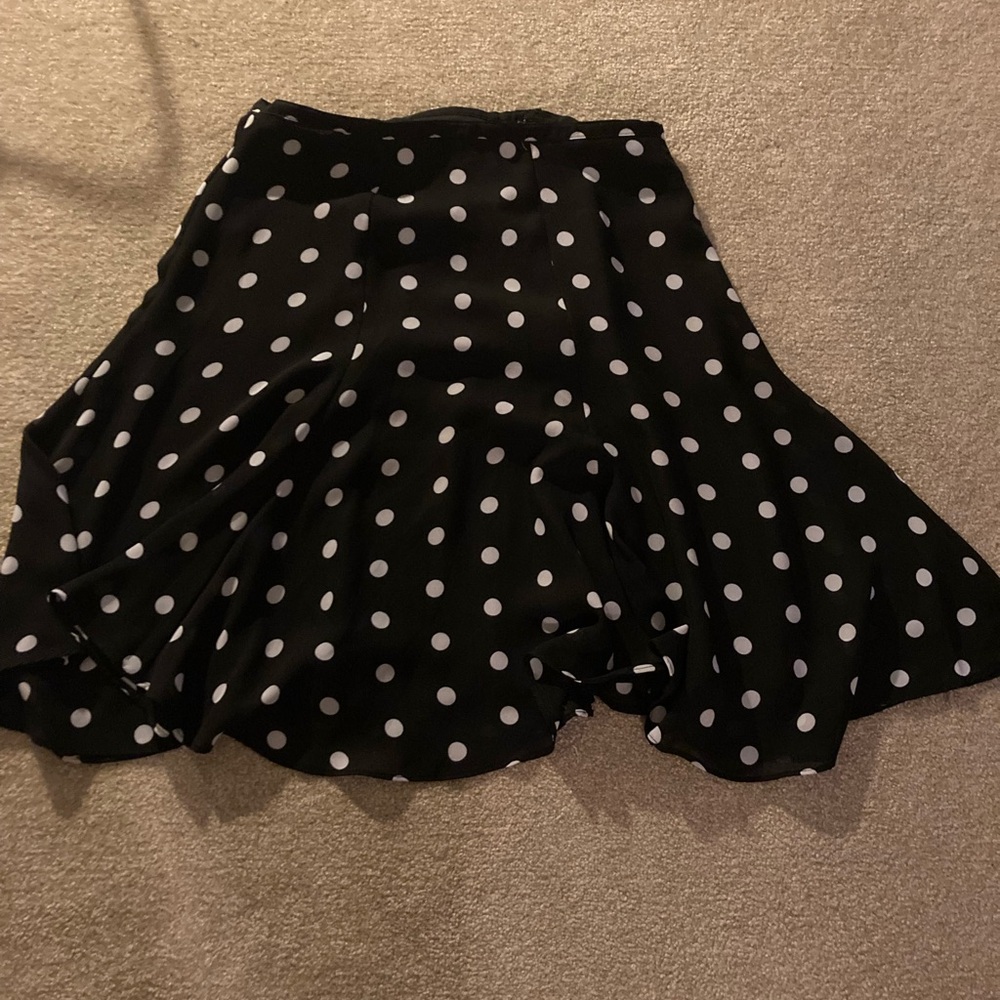 Chadwick’s Polka Dot Black Skirt